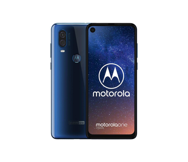 Motorola One Vision 4/128GB Dual SIM niebieski + etui - 496794 - zdjęcie